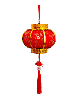 新年儿童发光手提灯笼汉服道具