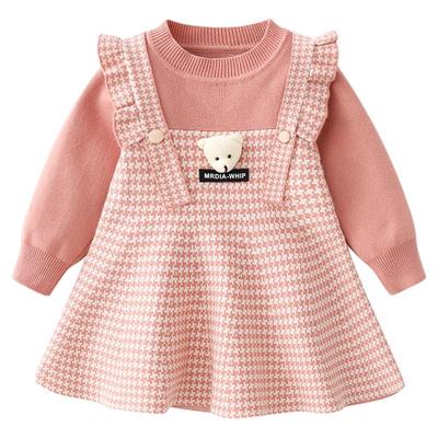 Banxidi女童连衣裙秋装法式