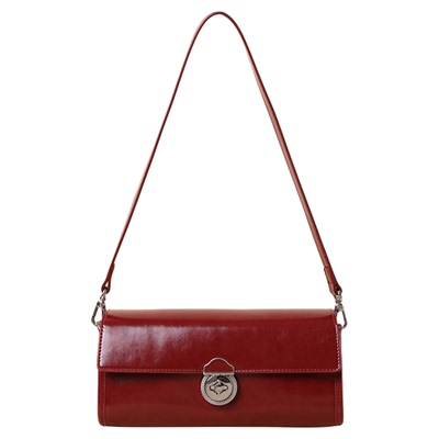 COSTS KADIY复古红色女包高级质感2025新款腋下小方包单肩斜挎包