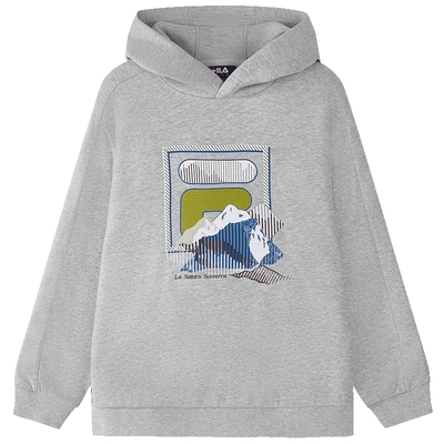 FILA斐乐男中大童连帽卫衣