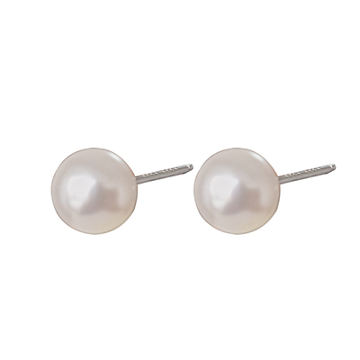 回馈款 施家珍珠耳钉s925纯银防过敏气质大号耳饰韩版ins热卖款