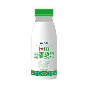 天润新疆低温浓缩原味酸奶瓶装风味发酵乳245g*8瓶