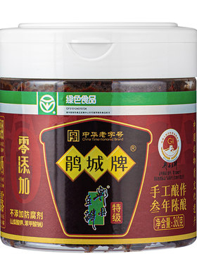 鹃城牌郫县豆瓣无添加中华老字号