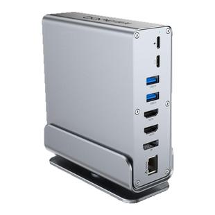 坝美 立式15口typec扩展坞MST多屏异显扩展4屏不同画面4K60Hz USB3.2高速传输3.0读卡PD100W充电千兆网口