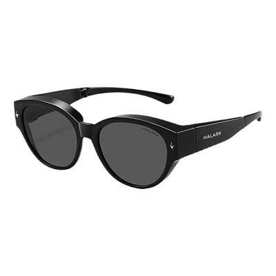 折叠猫眼近视墨镜套镜可套近视镜