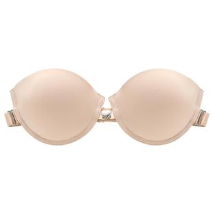 无肩带文胸小胸聚拢防滑前扣性感美背隐形带内衣婚纱露背专用胸罩