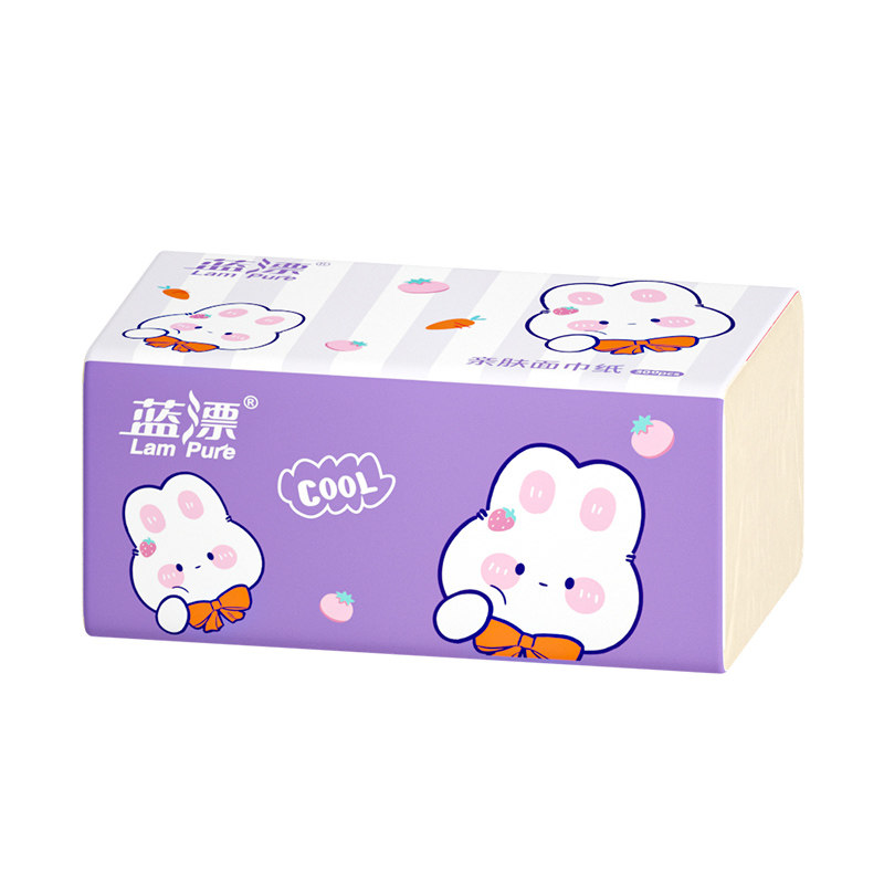 【天降1元】抽纸300张5层加厚面巾纸