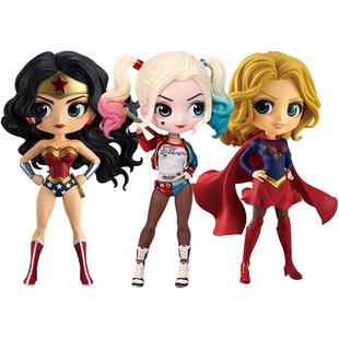 万代小丑手办女超人DC英雄动漫周边模型少女男生收藏玩偶正版