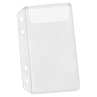 A7全系列活页手账本外子壳配件收纳袋隔板PP照卡片相册PVC拉链袋