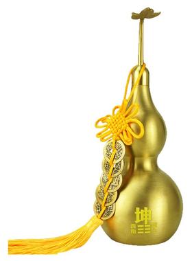 房屋缺角补角牌缺西北角乾位正西兑坤艮巽震坎离开口黄铜补角葫芦