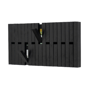 现代电表箱装饰画轻奢高级感2025新款钢琴键挂衣架实木定制挂衣板