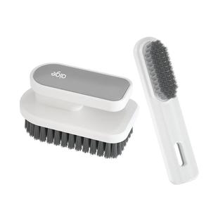 鞋刷子家用洗鞋刷子洗衣衣服刷软毛不伤鞋长柄板刷多功能刷鞋神器