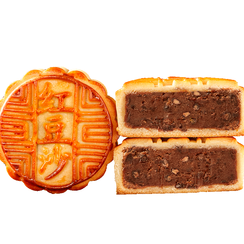 广式豆沙月饼多种口味可选