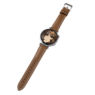 适用华为gt6表带gt5手表表带watchgt4新款真皮watch5腕带秋冬gt5pro手表带小羊皮gt女款智能高端荣耀高级41男