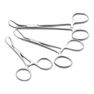 正品上海金钟帕巾钳不锈钢布巾钳子尖头手术工具抓布钳子创巾钳