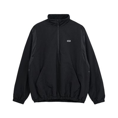 SPELLEDIT暖绒半拉链外套休闲