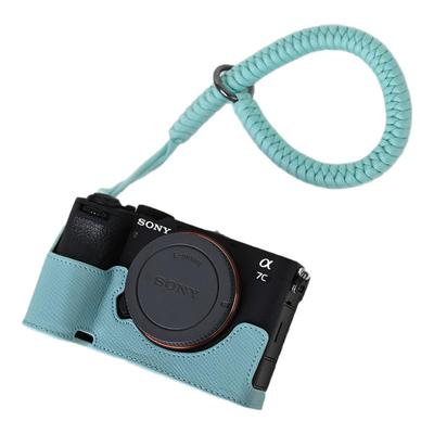 索尼A7C2保护套zve10m2相机包A7CR微单ZVE10二代皮套真皮适用配件