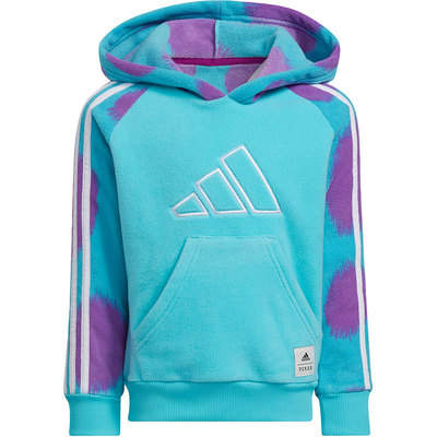 小童连帽保暖卫衣阿迪达斯正品