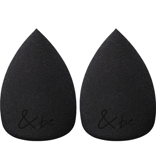 &be河北裕介andbe美妆蛋*2干湿两用不易吃粉海绵气垫粉底液粉扑