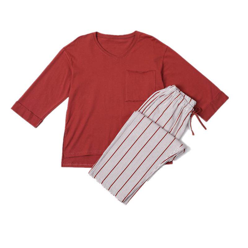 昊达女士纯棉家居服可外穿