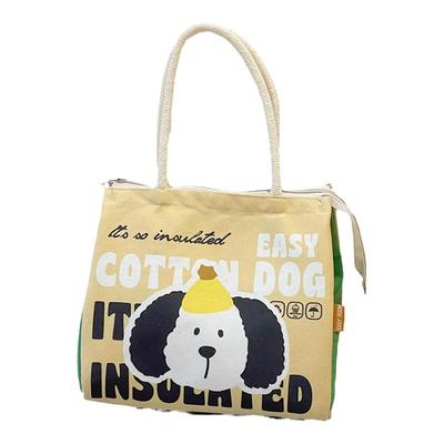 保温饭盒袋手提便当包防水加厚上班族学生饭兜午餐保冷可爱百搭女