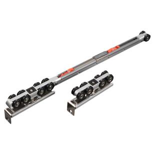 凹形轮双向缓冲吊轮推拉门吊轨轨道全套移门木门滑轮玻璃门导轨槽