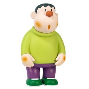 大号胖虎歪头摆件45cm呆萌胖虎手办哆啦A梦周边居家客厅装饰现货