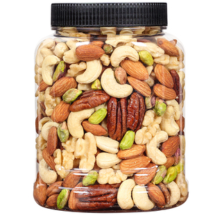 品铺掌柜每日坚果纯果仁组合罐装散装混合什锦干果孕妇零食1000g