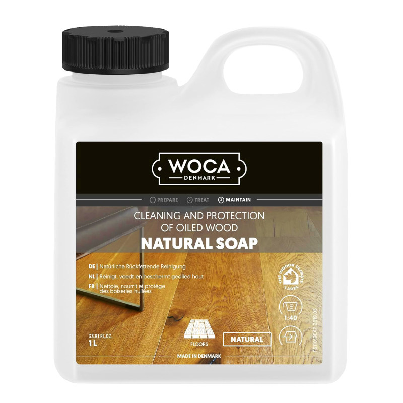 丹麦woca进口naturalsoap油面皂水实木复合地板养护理清洁保养剂
