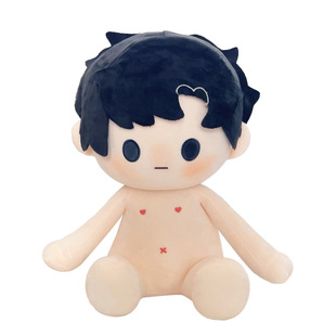 世界之外顾时夜易遇夏萧因40cm棉花娃娃仿一番赏裸娃换装玩偶礼物