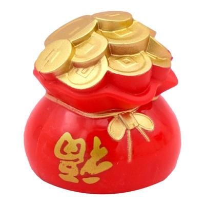 祝寿金鱼富贵竹蛋糕装饰摆件