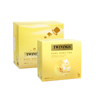 Twinings川宁英式豪门伯爵grey红茶150袋茶包进口英国烘焙红茶粉