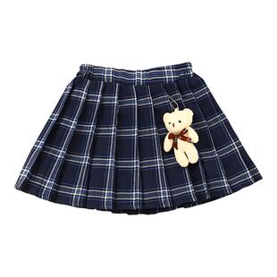 女童半身裙百褶裙春秋季2026新款儿童短裙女孩学院风宝宝裙子夏天