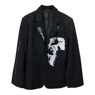 FLEE BASEMENT 秋冬新款高级感宽松西服上衣设计感小众西装外套