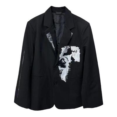 FLEE BASEMENT 秋冬新款高级感宽松西服上衣设计感小众西装外套