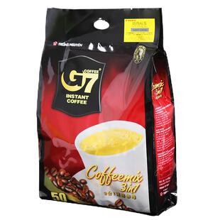 越南进口中原g7速溶咖啡原味香浓三合一特浓咖啡50包800g袋装正品