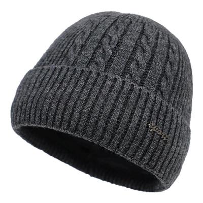 老年人帽子男冬季保暖加绒加厚