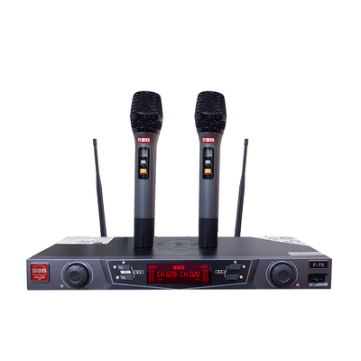 BBS家用一拖二u段抗干扰无线话筒