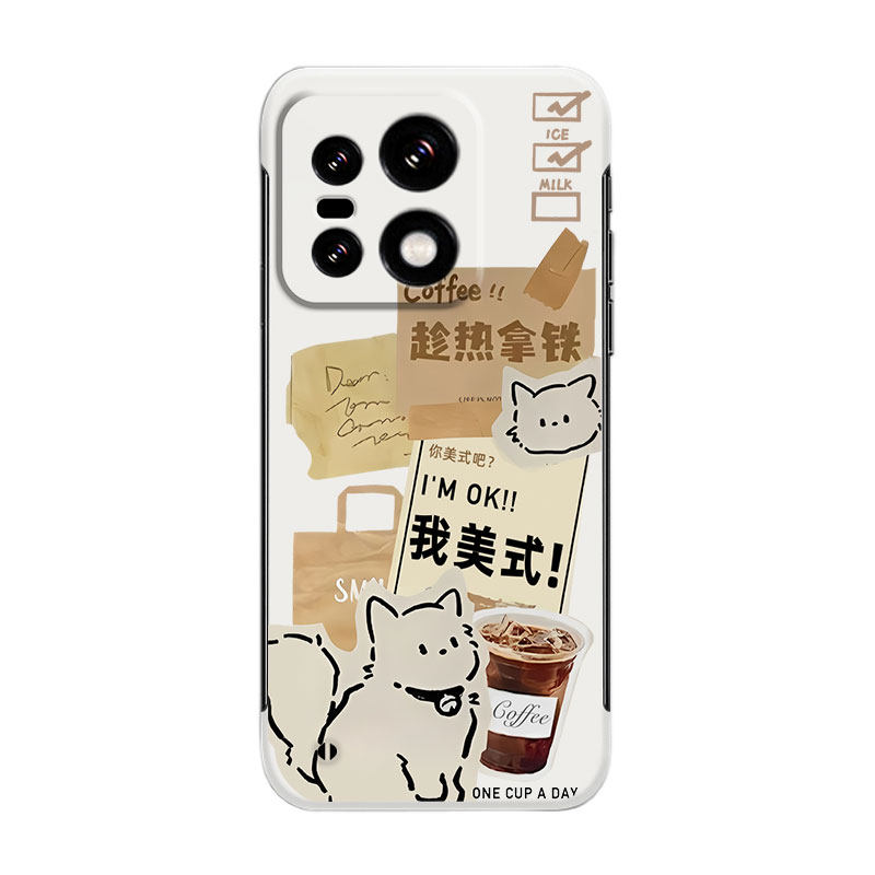 适用于1加15T手机壳OnePlus13T可爱小狗我美式ACE5PRO超薄无边框1+ACE3不顶膜12新款Ace5至尊版半包保护硬壳