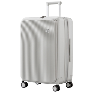 阿季2025新款侧开盖带扩容行李箱女20寸登机密码旅行箱子24大容量