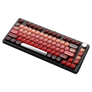 前行者DK75黑管口红机械键盘女生办公专用高颜值鼠标套装游戏电竞