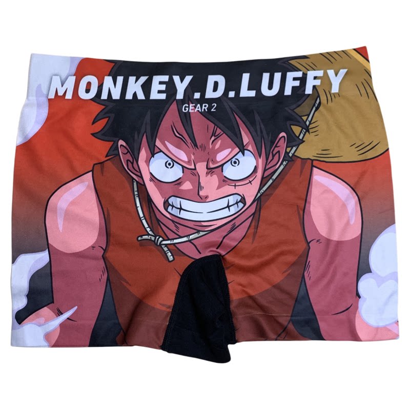海贼王内裤hipshop航海王联名平角内裤路飞印花平角短裤伊姆未来
