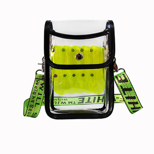 网红发型师专用剪发包时尚透明剪刀包美发工具包斜挎腰包剪子收纳