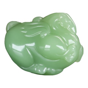 和田玉籽料玉马手把件玉石飞马挂件护身符把玩家前程似锦马到成功