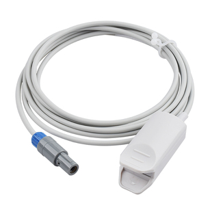 心电监护仪血氧探头指脉氧夹饱和度配件6针7针兼容通用单槽指夹