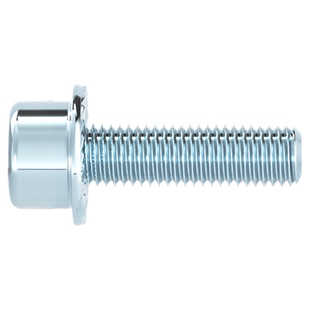 8.8级中碳钢内六角带齿法兰面螺丝带垫防滑圆柱头螺栓M4M5M6M8M10