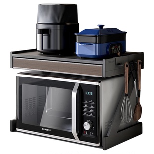 酷太厨房微波炉置物架家用台面架子调料烤箱收纳储物架多层收纳架