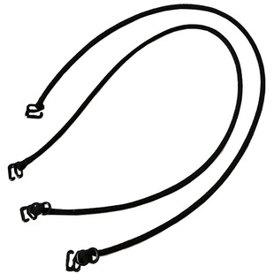 特细 3mm弹力文胸内衣肩带外露吊带胸罩带性感百搭隐形带可调节黑