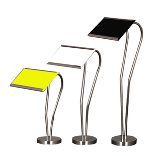 不锈钢台号牌餐桌座菜牌台卡架自助餐菜名座名片席位卡夹婚庆桌架