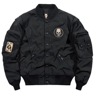 VIP工装飞行夹克刺绣棒球服外套